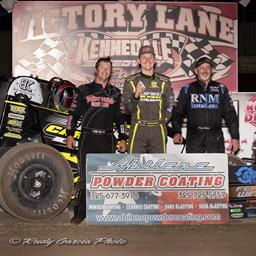 Keith Martin Wins ASCS Elite Non-Wing Debut At Kennedale Speedway Park