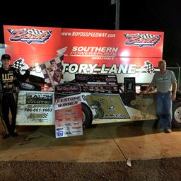 Tinker Tames Boyds for Red Clay Series Checkers