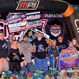 Jett Nunley Nabs KKM Giveback Classic Checkers With Lucas Oil NOW600