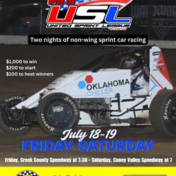 USL set for Creek County, Caney Valley double header
