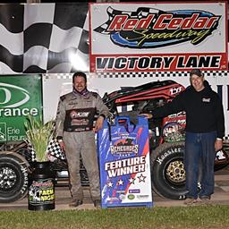 Cam Bam Cam Schafer secures victory at Red Cedar Speedway