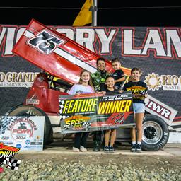 Kyle McCutcheon and JT Imperial Earn Wins at Vado Speedway Park with POWRi Desert Wing Sprints