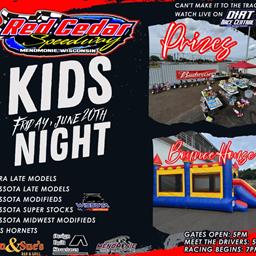 Kid&#39;s Night Next Up at Red Cedar Speedway
