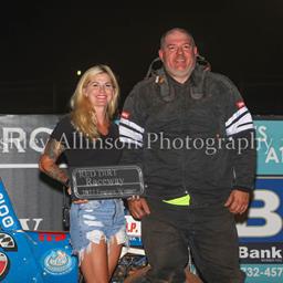 Jason Miles Runs to NOW600 Sooner State Dwarf Car Victory on Friday at Red Dirt Raceway