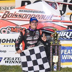 Donovan Lussier Lands DIRTcar Sportsman Series Win at Can-Am