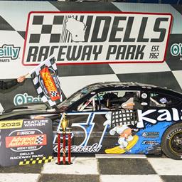 FIRST CAREER NASCAR REGIONAL SPORTSMAN WIN FOR TURZINSKI
