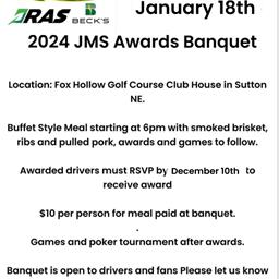 Banquet date change to January 18th