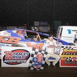 Jimmy Phelps Best of Tracey Road DIRTcar Modifieds on Thompson &amp; Johnson Equipment Night.