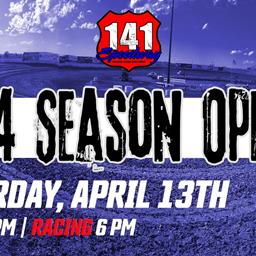2024 Season Opens Saturday, April 13th