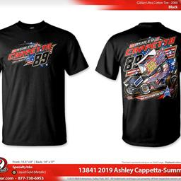 New T-shirts for patriotic scheme car are now available!