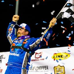 Brandon Sheppard in Lucas Oil Victory Lane