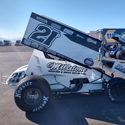 Price Knocks Dust Off During World of Outlaws Event in Las Vegas