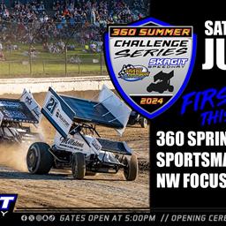 360 SPRINT CARS ARE BACK! SATURDAY - JUNE 8