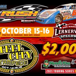 PACE RUSH SERIES TO CLOSE OUT 2021 THIS WEEKEND AT LERNERVILLE&#39;S &quot;STEEL CITY STAMPEDE&quot;; FLYNN&#39;S TIRE/BORN2RUN LUBRICANTS LATE MODEL TOUR; RUSH SPRINT