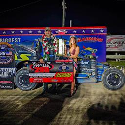 SHEPPARD TAKES $53,000 TO WIN FONDA 200