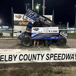 Estenson Wraps Up MSTS 410 Sprint Cars Championship by Winning Season Finale