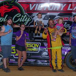 Gibson Leads Every Lap for $1,000 Ohio Valley SCDRA Win at Jackson County