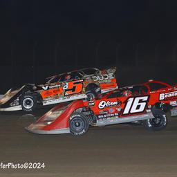 Davenport Speedway (Davenport, IA) – Lucas Oil Midwest Late Model Racing Association – Corn State Nationals – September 13th-14th, 2024. (Mike Ruefer Photo)