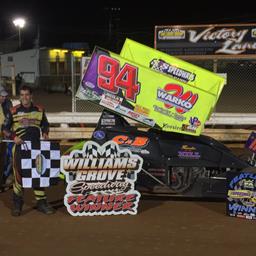 Smith Uses Old Race Car to Earn First Victory of the Season