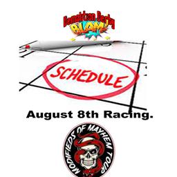 Schedule Set For Demo Derby Event, Includes Thursday Practice and Friday Crown  race for previous non-winners.