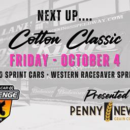 COTTON CLASSIC - FRIDAY, OCT 4