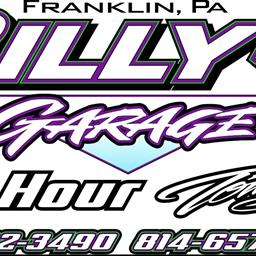 RUSH SPRINT CARS TO BE PRESENTED BY BILLY&#39;S GARAGE AT SHARON IN 2024; 1ST APPEARANCE ON JUNE 12