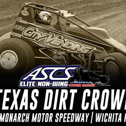 ASCS Elite Non-Wing At Monarch Motor Speedway For Texas Dirt Crown