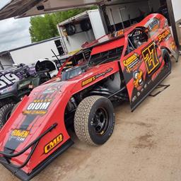 11th-place finish in Masters prelim at Cedar Lake Speedway