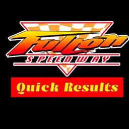 Fulton Speedway August 2 Quick Results