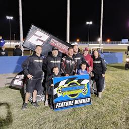 TWO TIME: Whit Gastineau Scores Second Win with the Rebels at Longdale Speedway