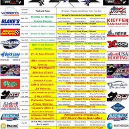 2024 Black Hills Speedway Schedule