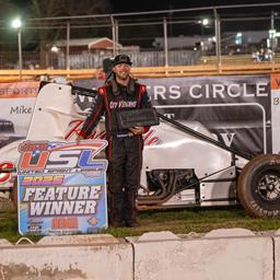 Shebester wins USL season opener at Red Dirt Raceway