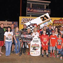 Brian Brown Pockets $15,000 To Win Lucas Oil ASCS High Roller Classic