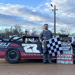 Feathers Dominates in Surprise Limited Late Model Visit to Hagerstown