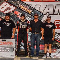 Aaron Reutzel Rides Away with POWRi 410 Outlaw Sprint Win at Texas Motor Speedway Dirt Track