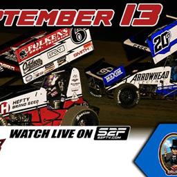 Callaway Raceway Rescheduled for Saturday, September 13 with POWRi 410’s