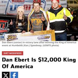 SPEED SPORT KING OF AMERICA WIN