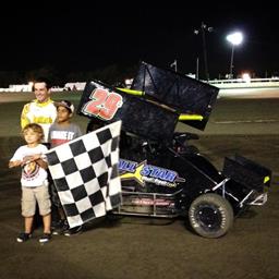 Binz Wins Second Straight Micro Sprint Race at Mountain Creek Speedway