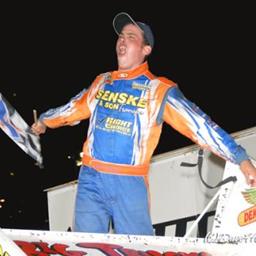 Mark celebrating his 2011 Preliminary Nationals win.