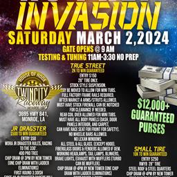 NO PREP INVASION - March 2nd