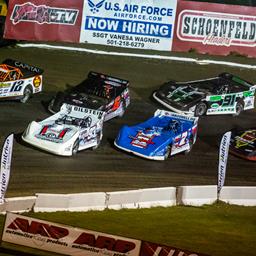 Batesville Motor Speedway (Locust Grove, AR) – Lucas Oil Late Model Dirt Series – Topless 100 – August 16th-17th, 2024. (Heath Lawson Photo)