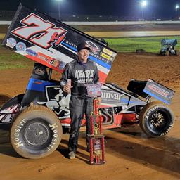 STAMBAUGH STEERS TO USCS/GLSS SPRINT CAR WIN AT I-75 RACEWAY