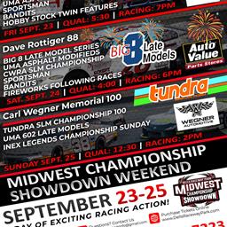 MIDWEST CHAMPIONSHIP SHOWDOWN SEPTEMBER 23rd,24th,25th