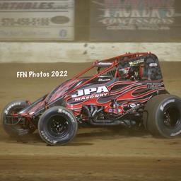 Amantea Earns First-Ever Top Five in 410 Non-Wing Sprint Car