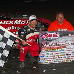 Earl Pearson Jr. Wins Indiana Icebreaker before Standing Room Only Crowd at Brownstown Speedway