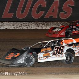 Lucas Oil Speedway (Wheatland, MO) – Lucas Oil Midwest Late Model Racing Association – Lucas Oil Spring Nationals – April 12th-13th, 2024. (Mike Ruefer Photo)