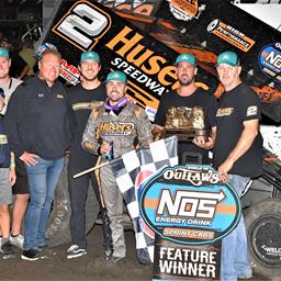 Big Game Motorsports and Gravel Score World of Outlaws Win at Huset’s Speedway