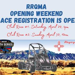 Opening Weekend Race Registration is OPEN!!