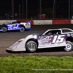 Lakeside Speedway (Kansas City, KS) – Lucas Oil Midwest Late Model Racing Association – August 23rd, 2024. (Todd Boyd Photo)