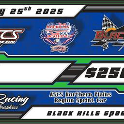$2,500 to win ASCS Northern Plains Region + ASCS Western Plains Region Sprint Car Special Event